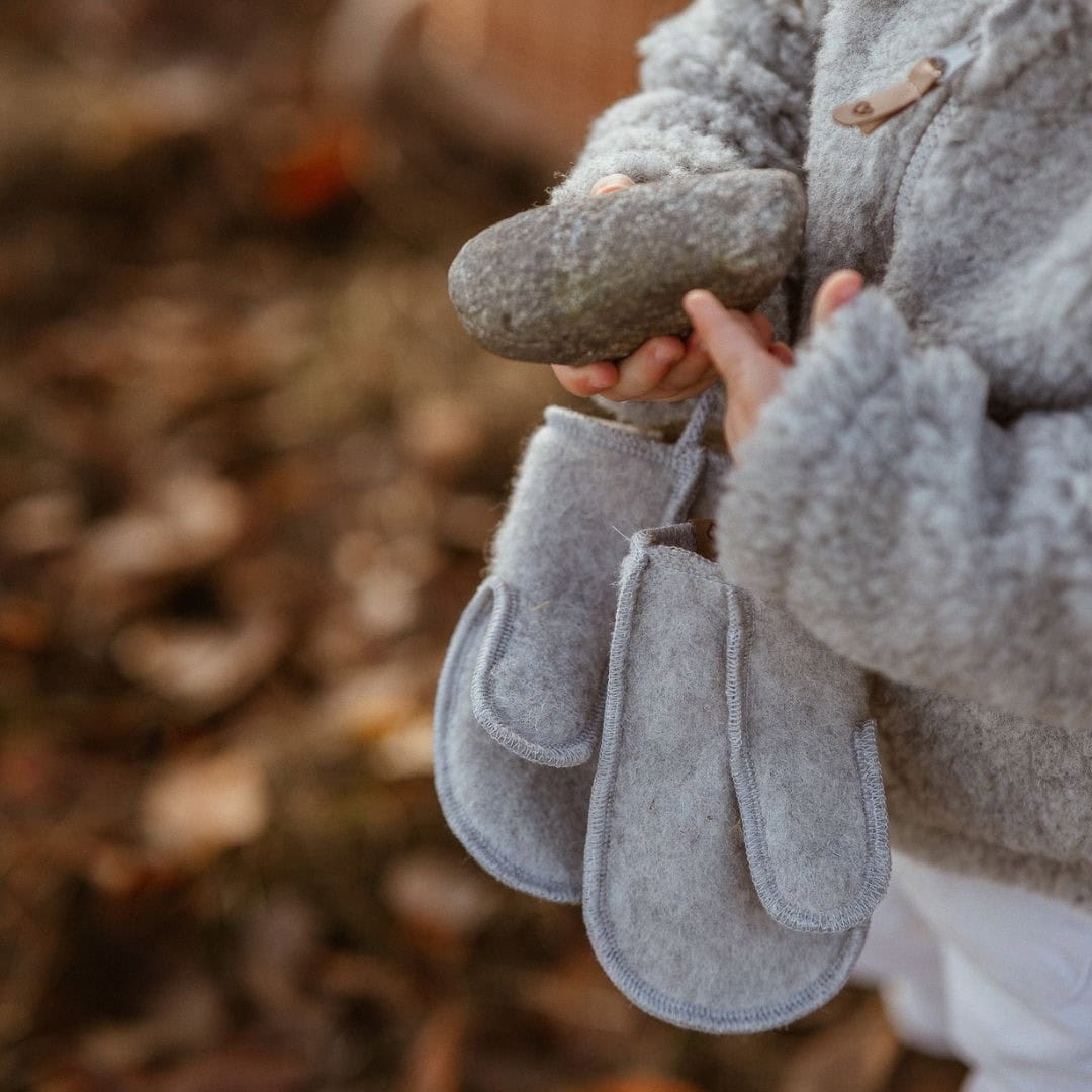 Wollene Baby- und Kinderfäustlinge | Zaffiro Felted