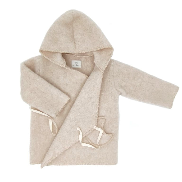 Wollene Babyjacke – Kimonojacke aus Wolle | Felted