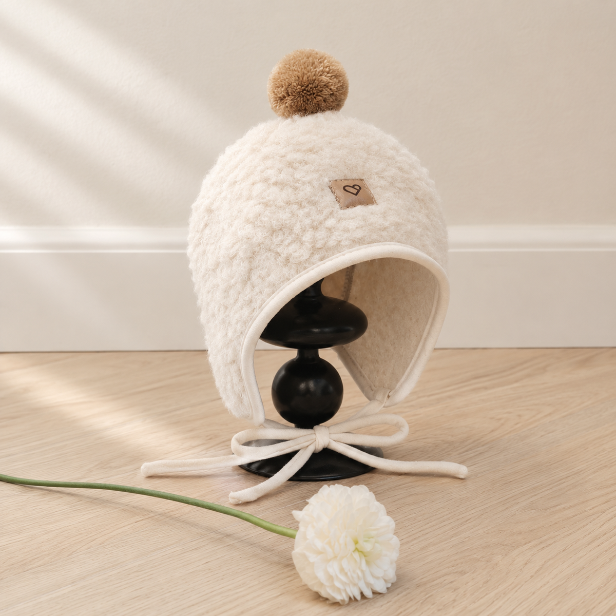 Wool Baby Hat Tulip | Zaffiro Teddy