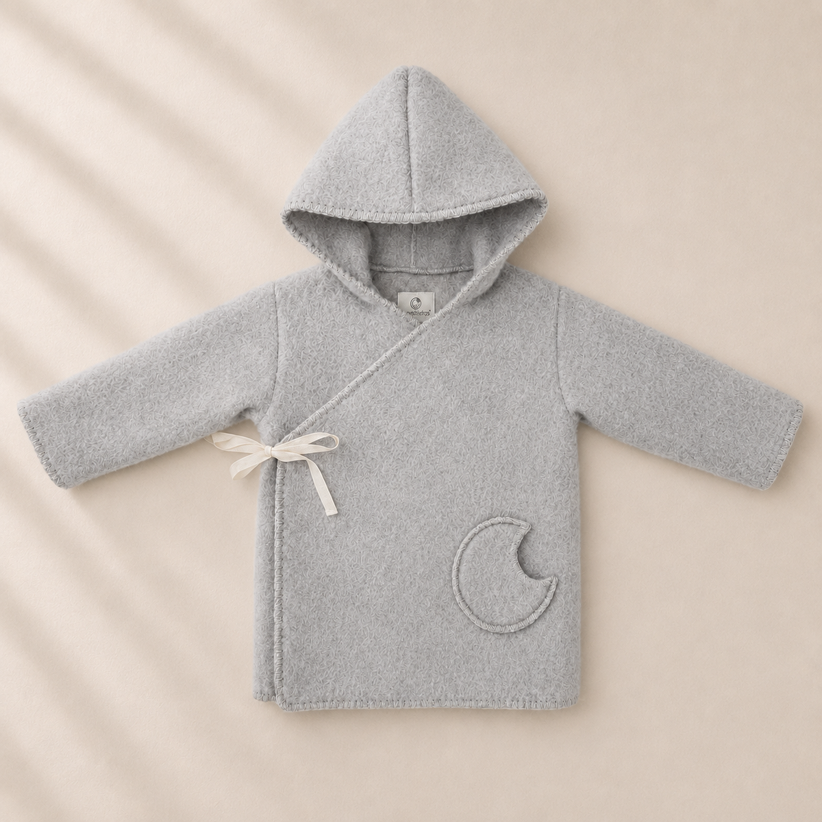 Wollene Babyjacke – Kimonojacke aus Wolle | Felted