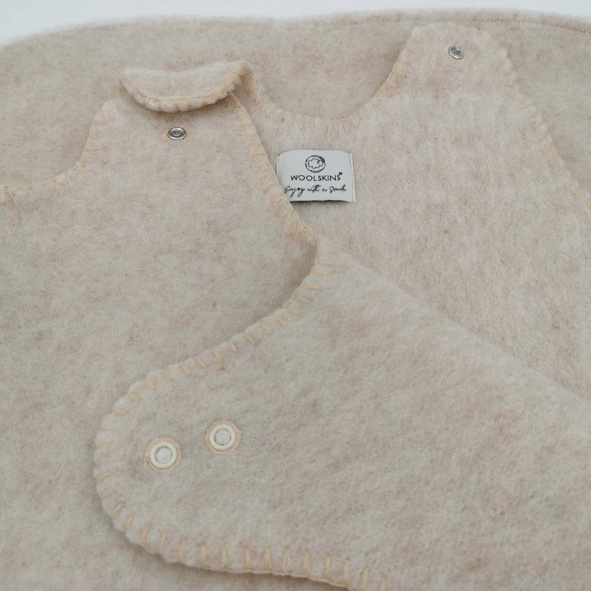 Uld-sovepose til baby | Filtet