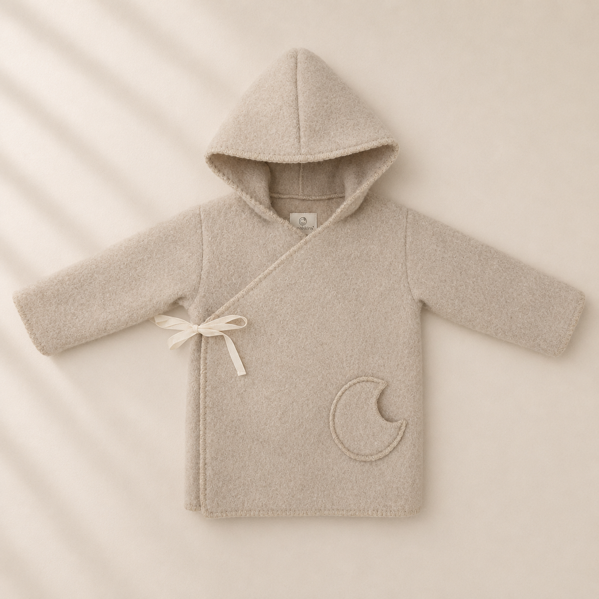 Wollene Babyjacke – Kimonojacke aus Wolle | Felted