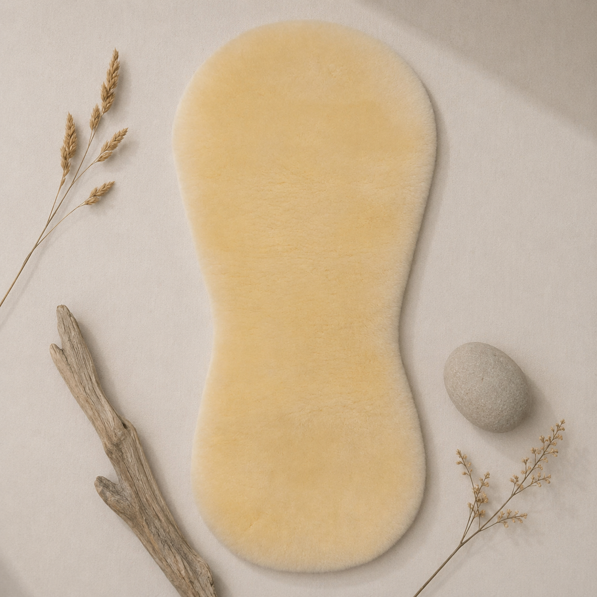 Cojín de piel de oveja para Maxi-Cosi y silla de coche | Medicinal