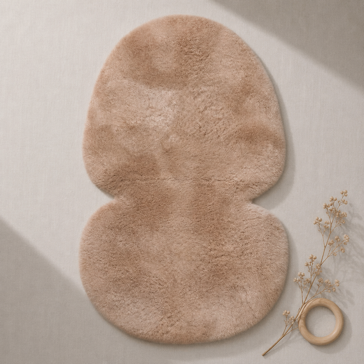 Peau de mouton pour poussette | Confort