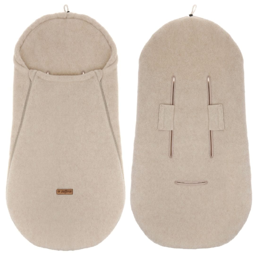 Uldkørepose til klapvogn & barnevogn | Zaffiro Felted