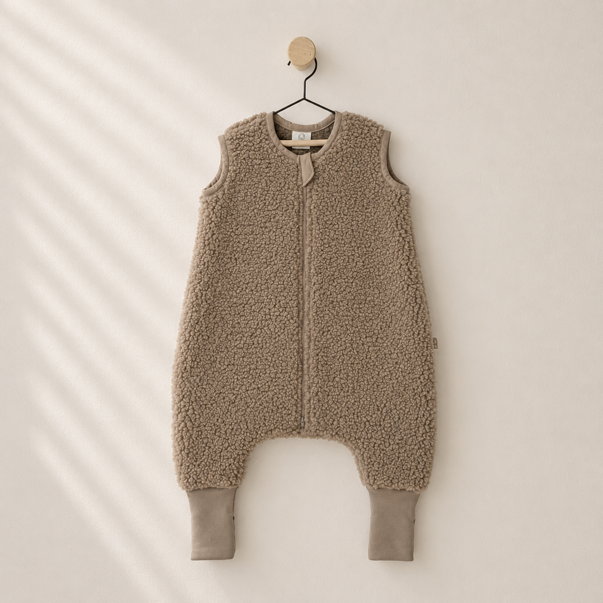 Uldsovepose med fødder til baby & tumling | Teddy