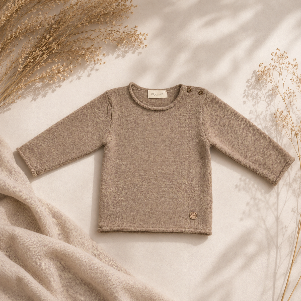 100% Merino Wool Baby Sweater