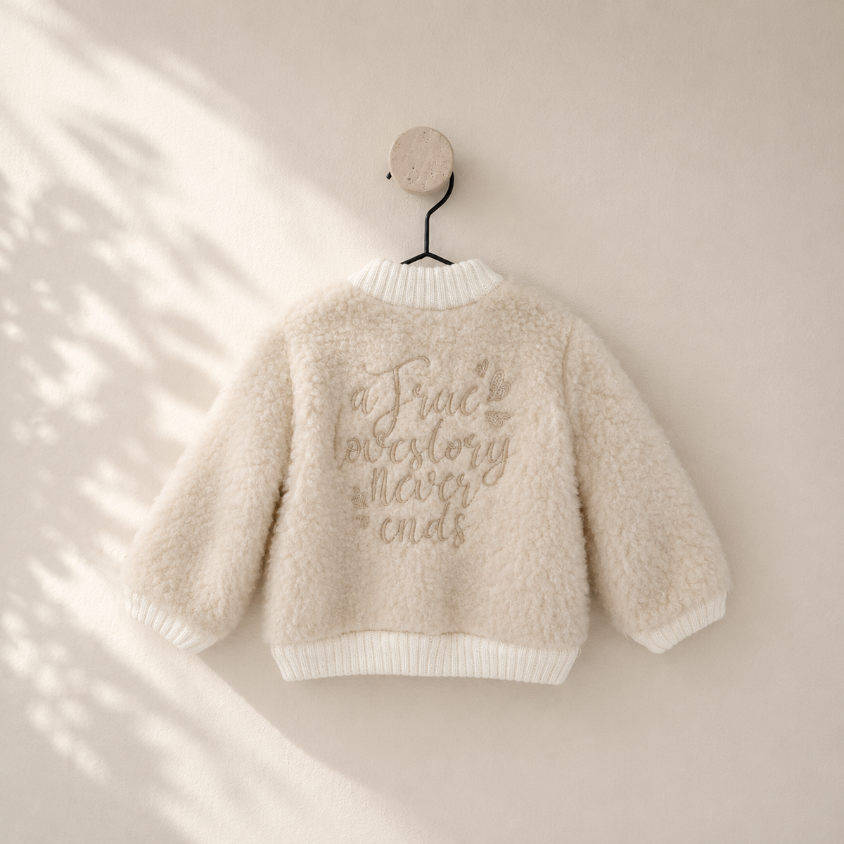 Uldjakke til baby Bomber | Thumbled