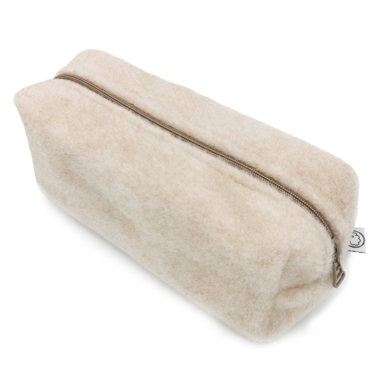 Wollene Windeltasche & Kulturtasche | Felted