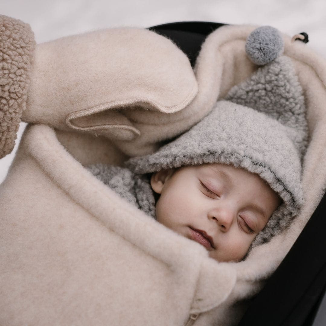 Sacco per le gambe in lana per buggy e passeggino | Zaffiro Infeltrito