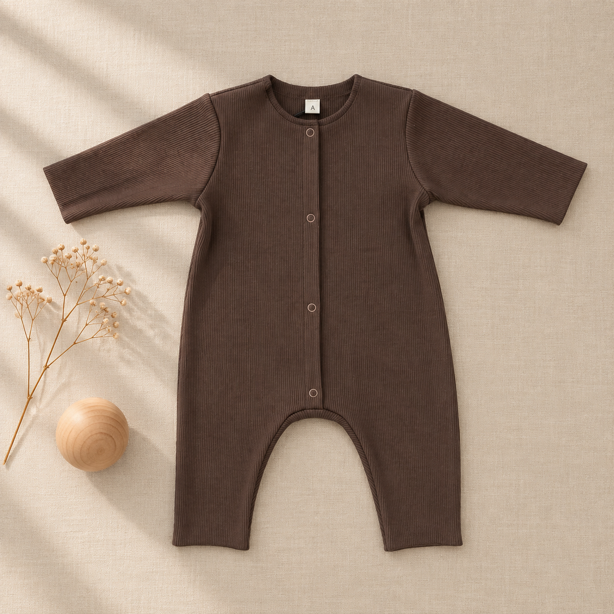 A Basic Brand | Tutina per neonato a coste