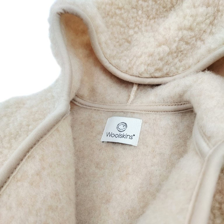 Uldjakke til baby – Kimonojakke af uld