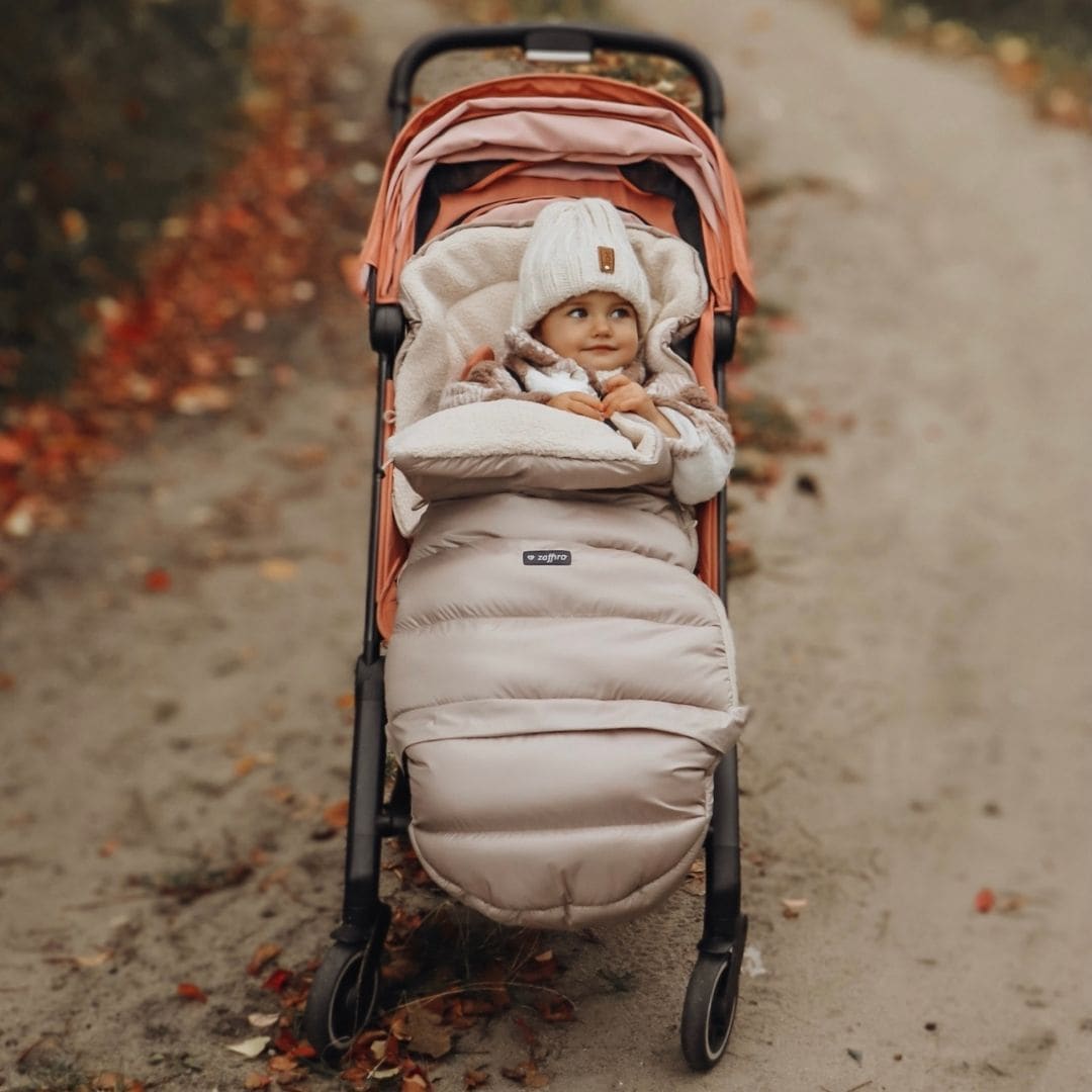 Uld-kørepose til baby 0-3 år til barnevogn | Zaffiro iGrow 4.0