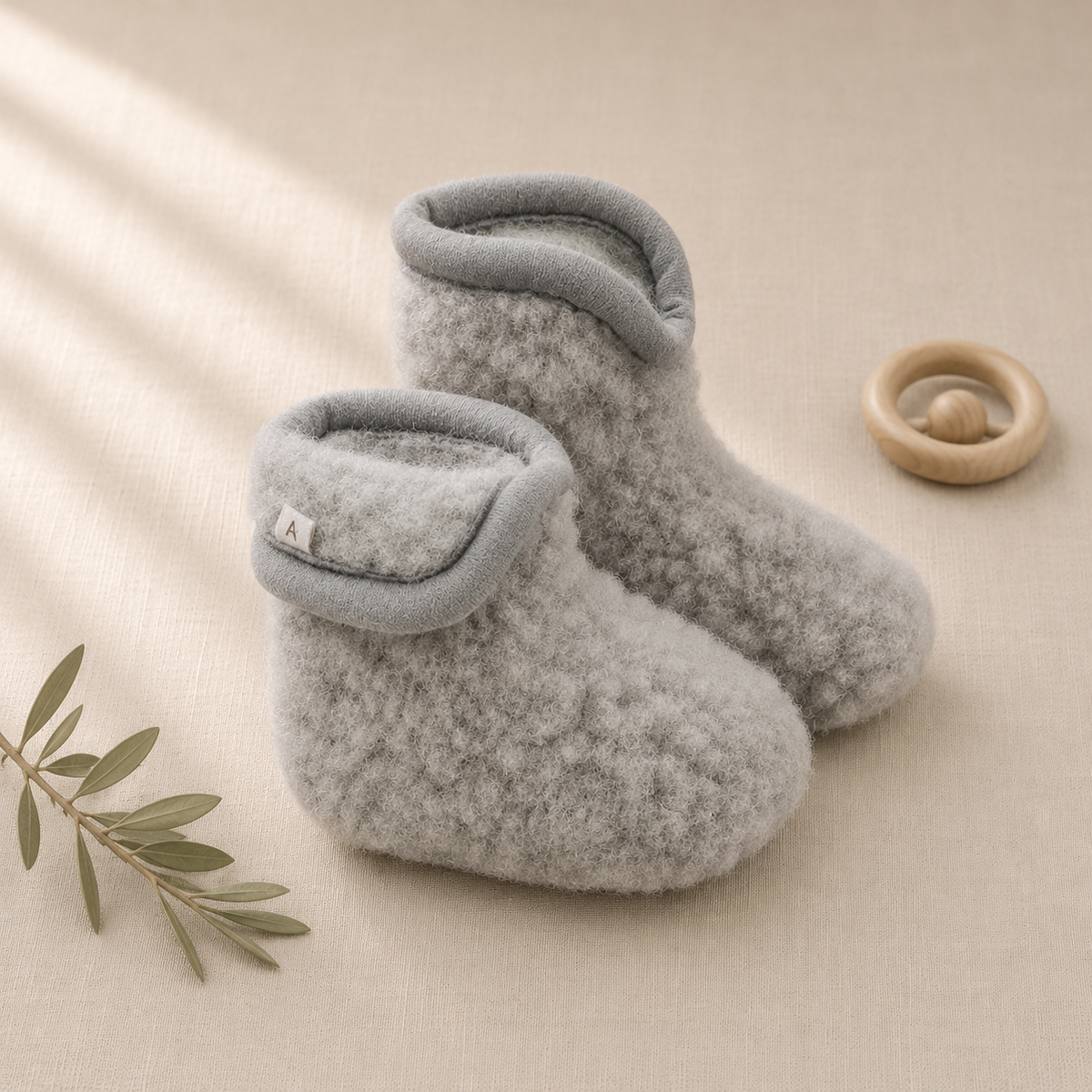 Wollene Babyschuhe – Booties | A Basic Brand