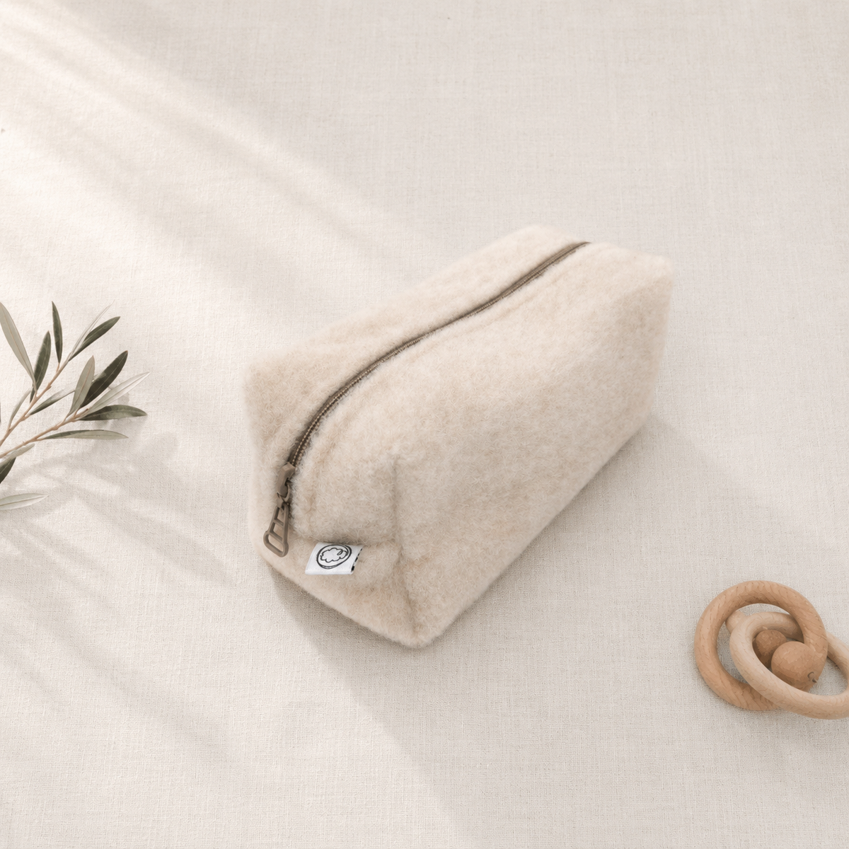 Étui à couches et trousse de toilette en laine | Felted