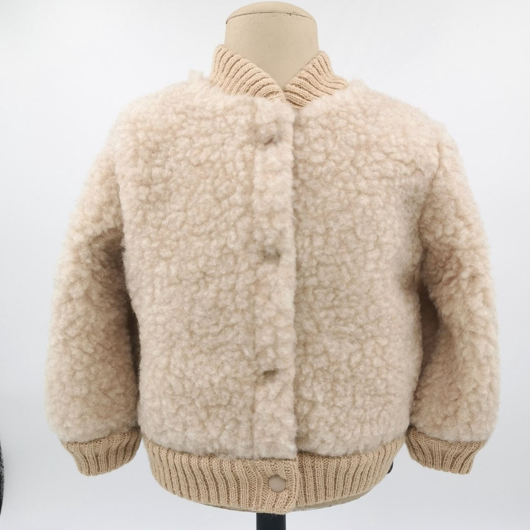 Giacchetta bomber di lana per neonati | Thumbled