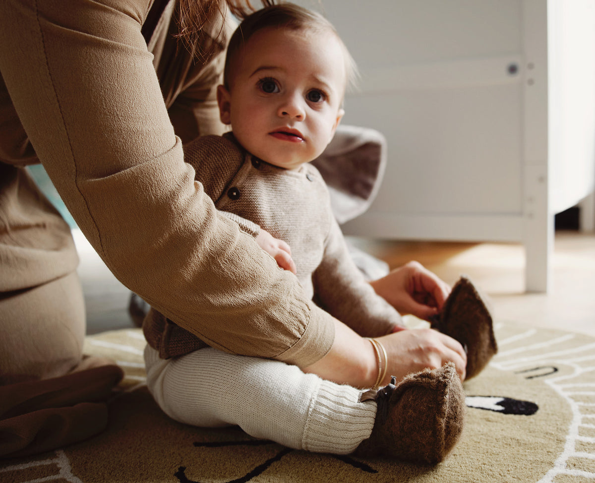 Erste wollene Babyschuhe | Thumbled