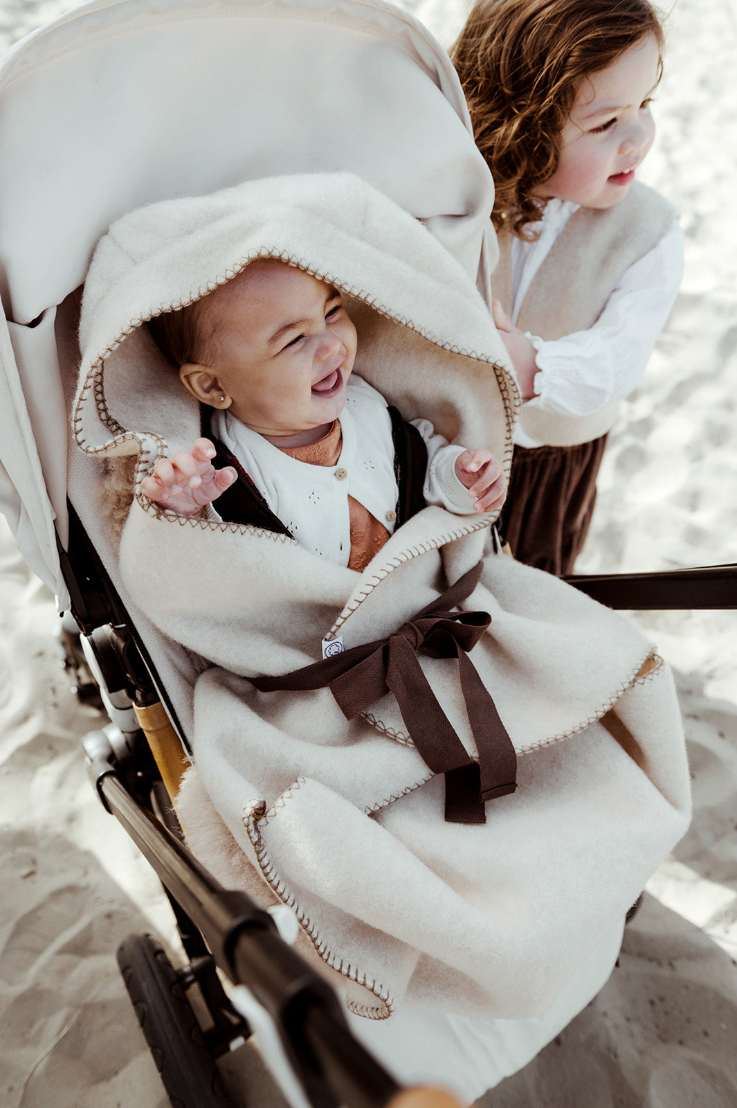 Chancelière en laine pour bébé pour Maxi-Cosi et poussette | Wingy Felted