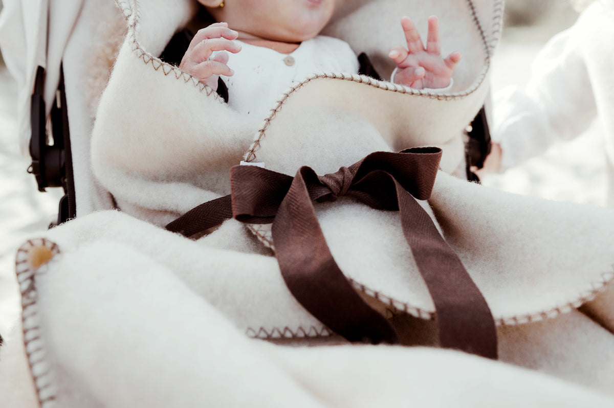 Chancelière en laine pour bébé pour Maxi-Cosi et poussette | Wingy Felted