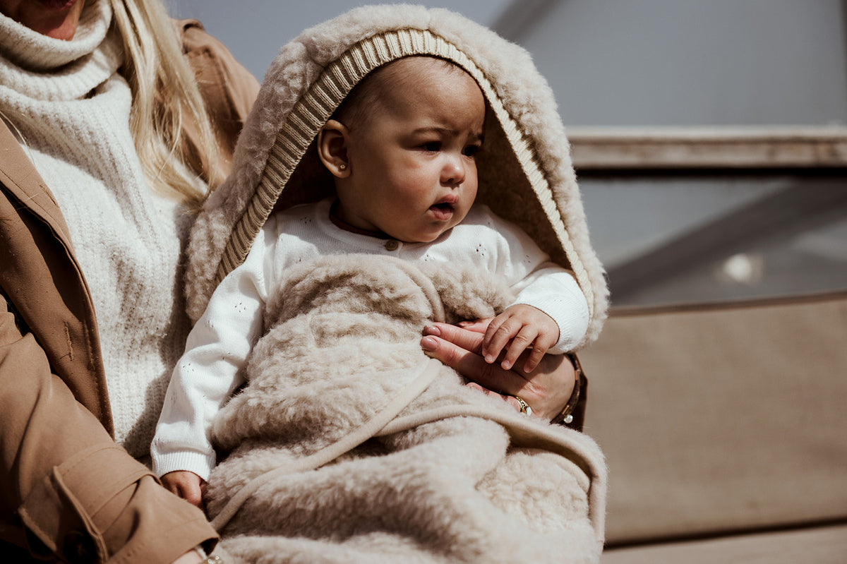 Chancelière en laine pour bébé pour Maxi-Cosi et poussette | Wingy Felted