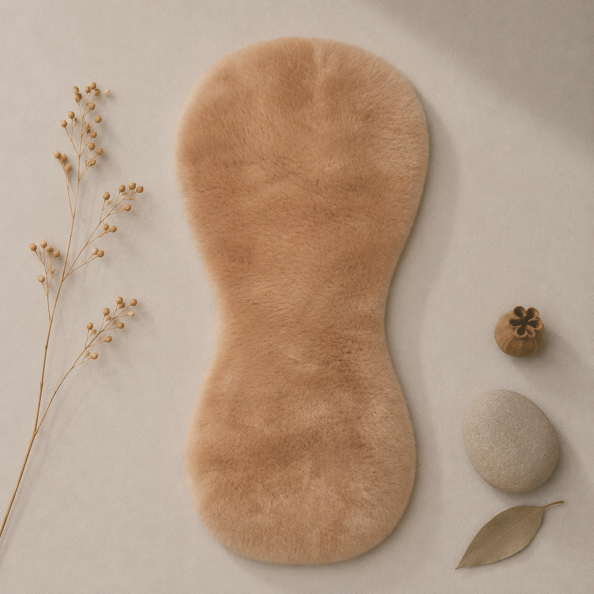 Cojín de piel de oveja para Maxi-Cosi y silla de coche | Comfort