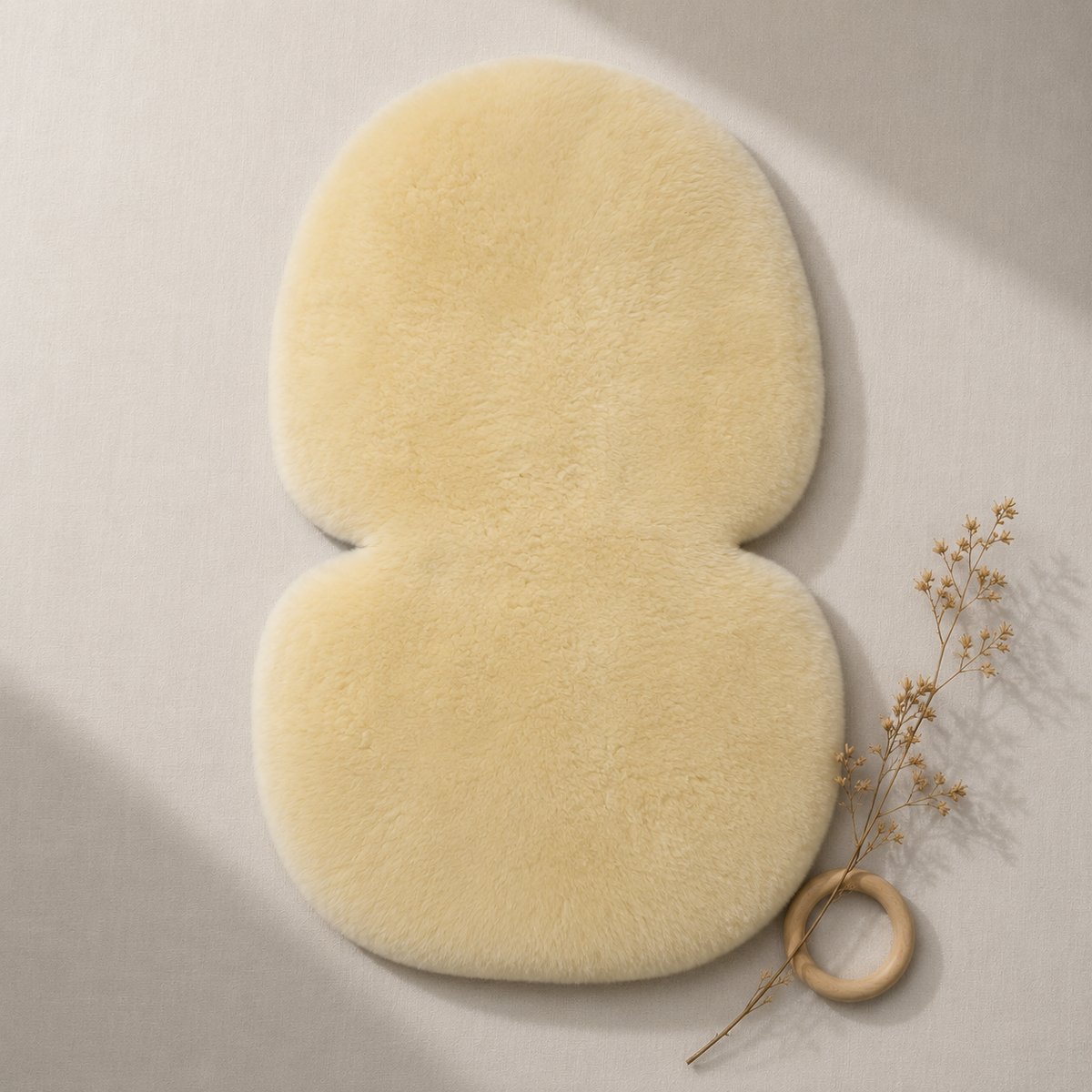 Lammfell für Kinderwagen | Medizinisches Merino Extra Fine