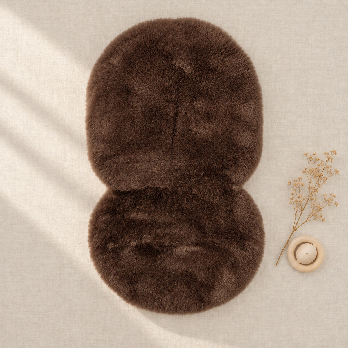 Peau de mouton pour poussette | Confort