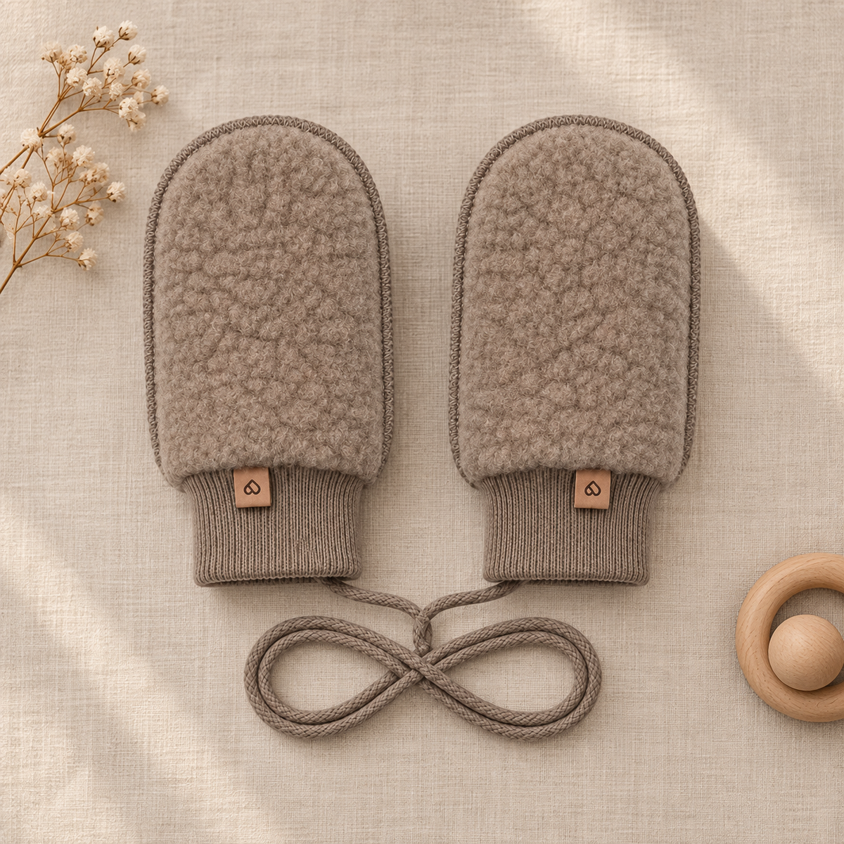 Soft Wool Mittens for Baby & Child | Zaffiro Teddy