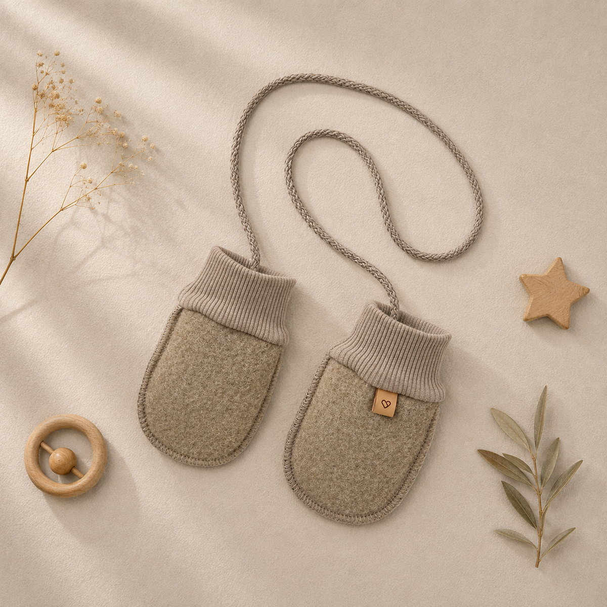 Wollene Baby- und Kinderfäustlinge | Zaffiro Felted