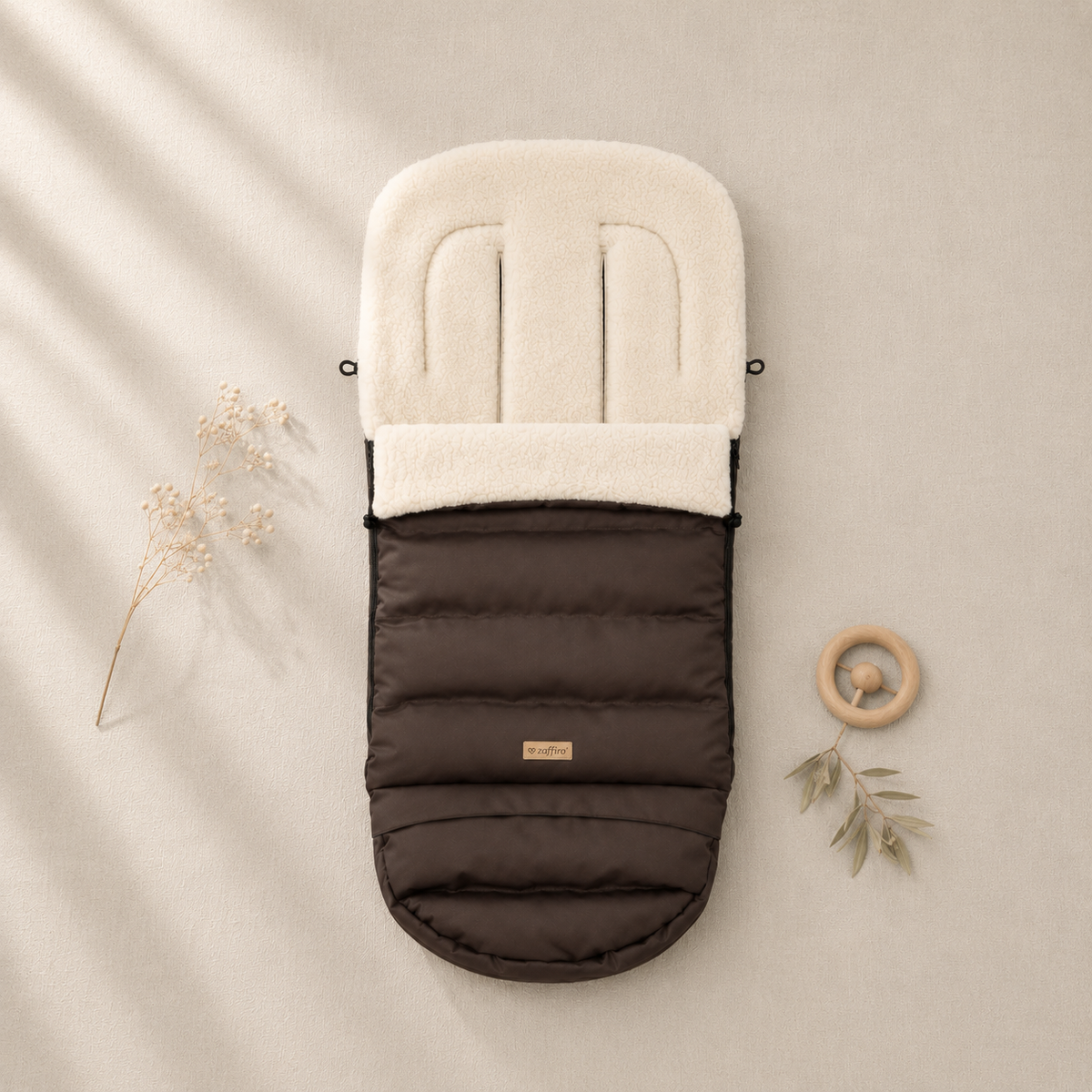 Wool Baby Footmuff 0-3 Years for Stroller | Zaffiro iGrow 4.0