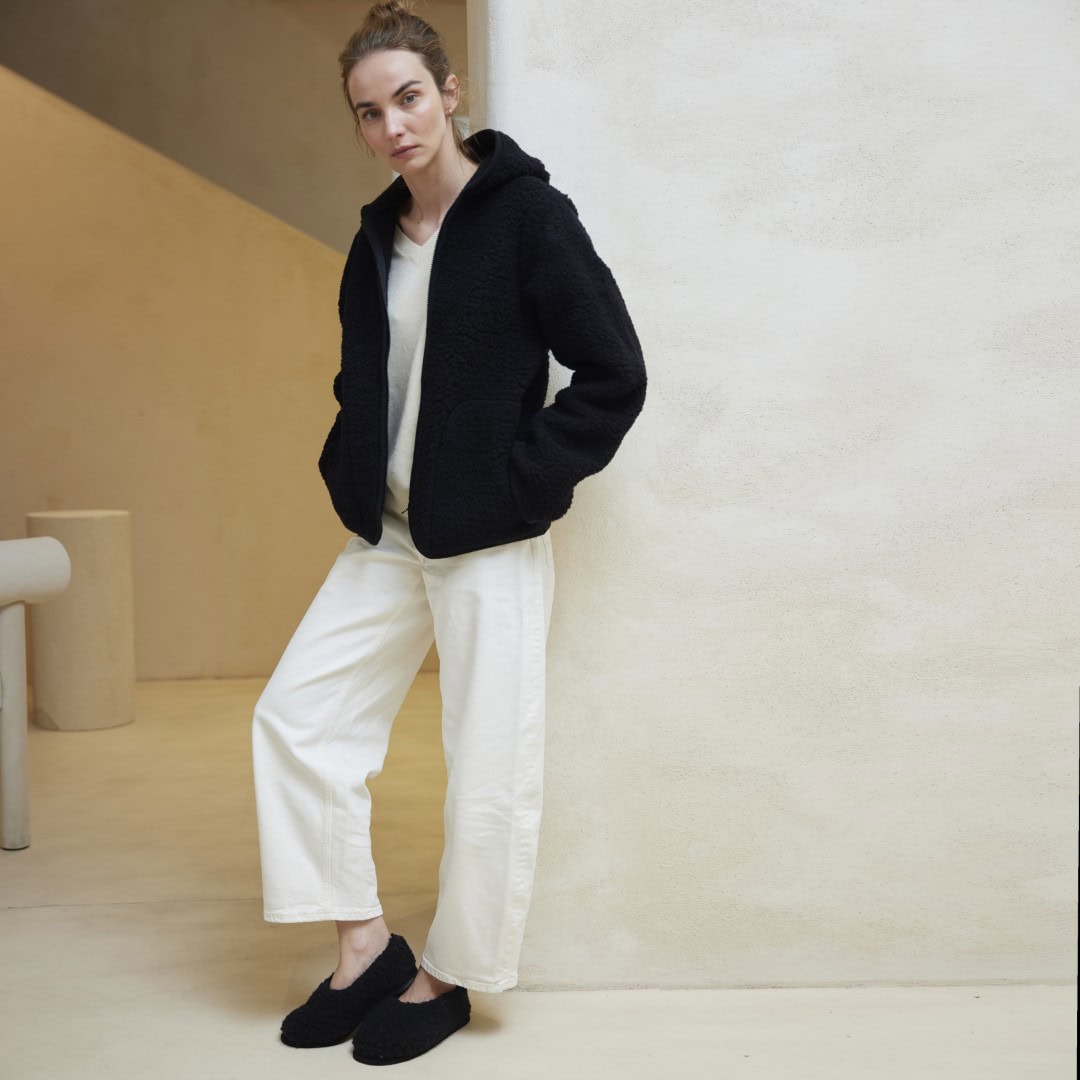 Pantoufles en laine pour femme - laine vierge | A Basic Brand