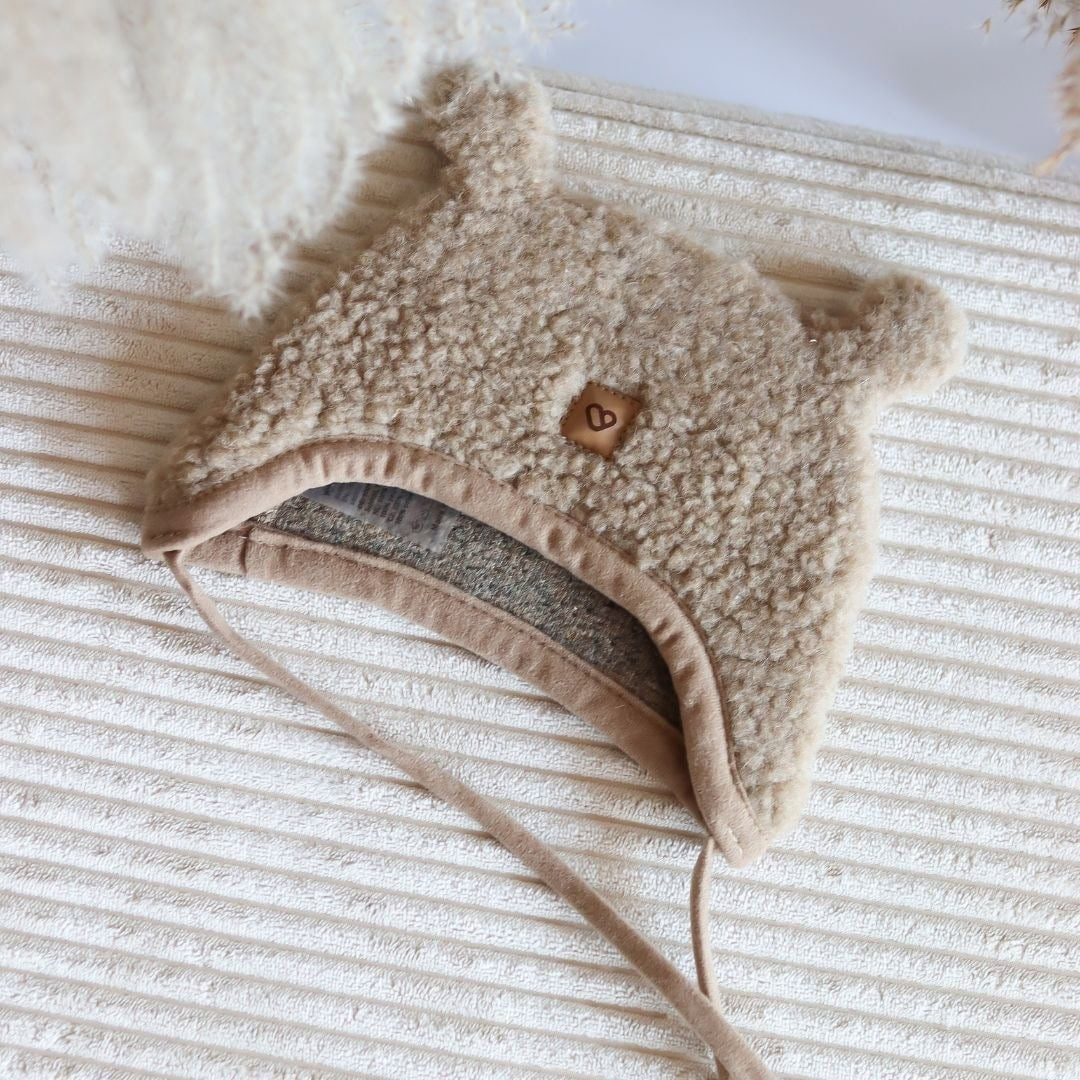 Gorro de lana Violet para bebé | Zaffiro Teddy