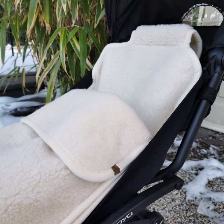 Saco cubrepiés de lana para bebé para cochecito y silla de paseo | Bakigo Thumbled