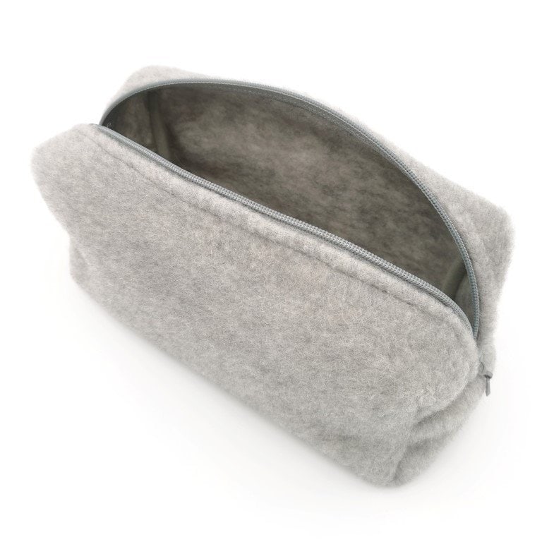 Wollene Windeltasche & Kulturtasche | Felted