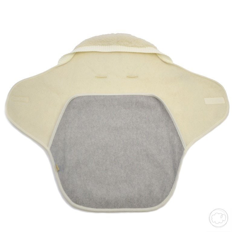 Chancelière en laine pour bébé pour Maxi-Cosi et poussette | Wingy Thumbled duo
