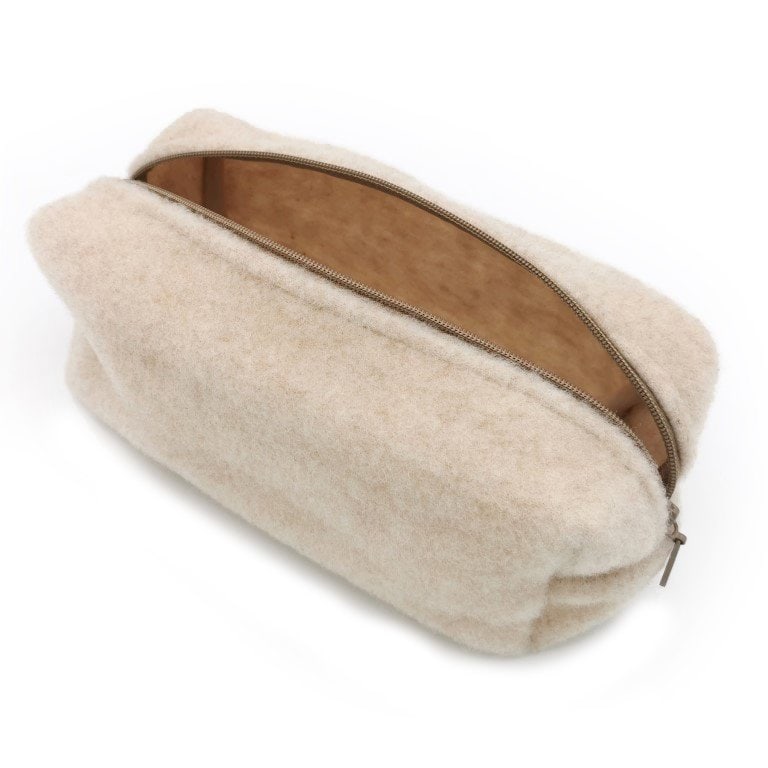 Wollene Windeltasche & Kulturtasche | Felted