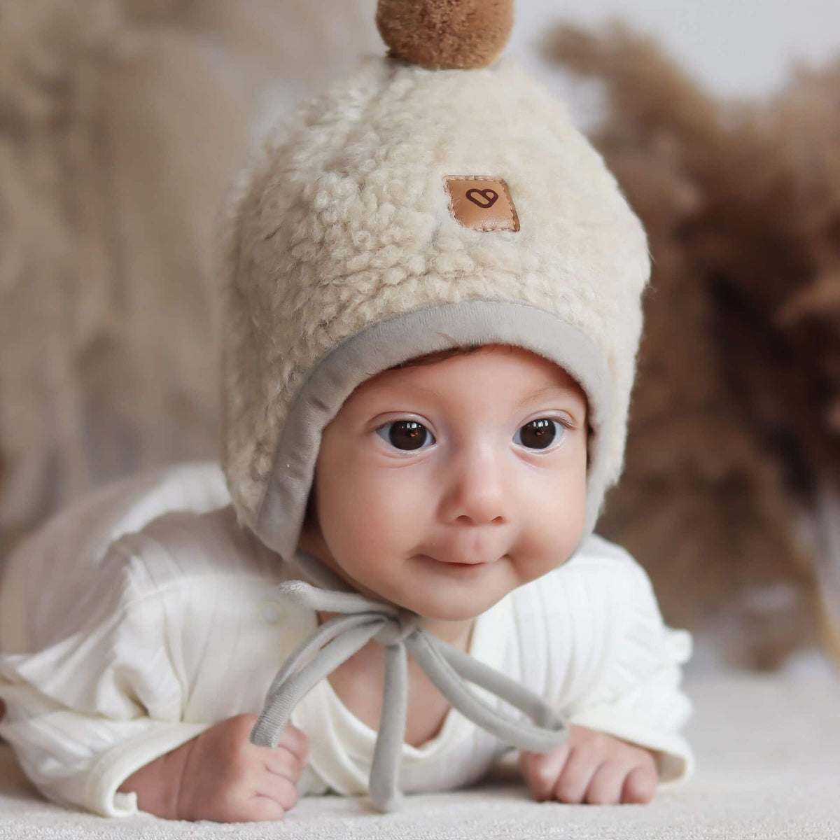 Gorro de lana Tulip para bebé | Zaffiro Teddy