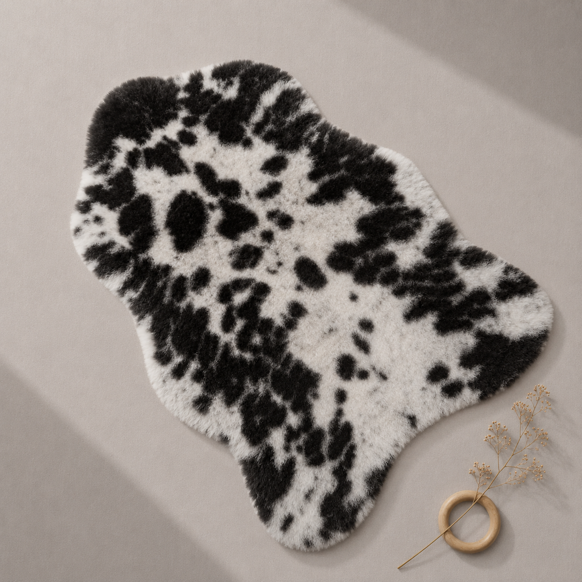 Piel de oveja para bebé | Natural Spotted
